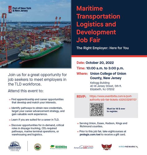 Union County to Host Maritime Transportation, Logistics and Development ...