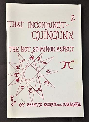 That Inconjunct-Quincunx-The Not So Minor Aspect : Amazon.in: Books