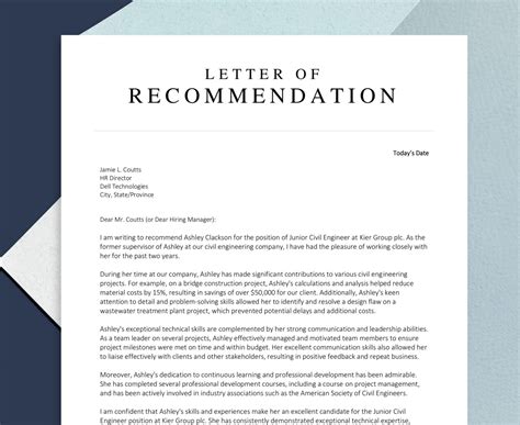 Examples of a Strong Letter of Recommendation
