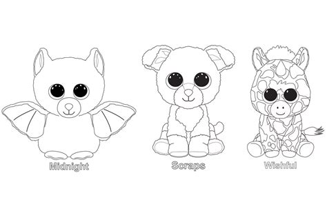 Beanie Boos coloring pages - ColoringLib
