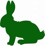 Image result for One Layer Bunny Silhouette SVG