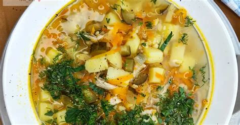 Рассольник из курицы с булгуром 120 ккал рецепт с фото пошаговый от ...