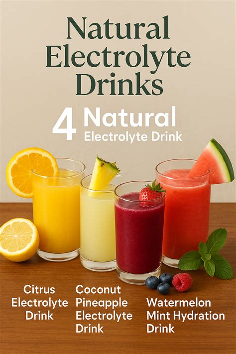 4 Natural Electrolyte Drink Recipes for Hydration and Energy - Compass ...