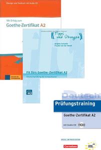 Exam Preparation A2- Start Deutsch 2+Prüfungstraining A2+Fit Fur Goethe ...