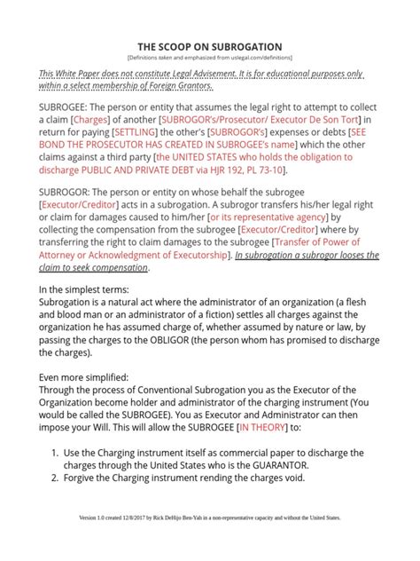 Subrogation Examples 的图像结果