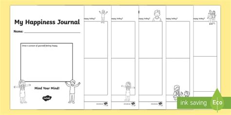 Happiness Activity Booklet - Children's Journal