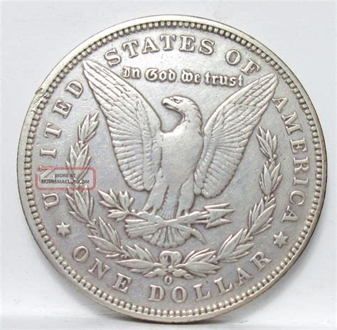 1892 O Morgan Silver Dollar.