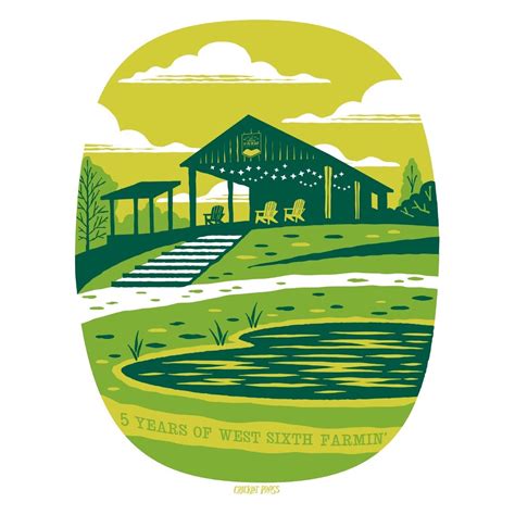West Sixth Farm 5th Birthday Print by Cricket Press – West Sixth Online ...