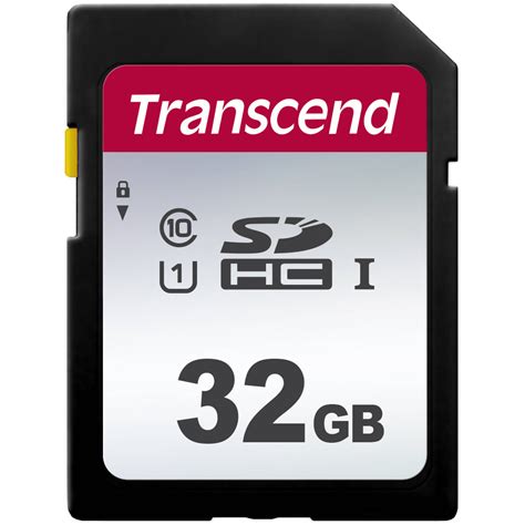 Transcend 32GB 300S UHS-I SDHC Memory Card TS32GSDC300S B&H