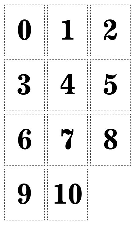 Stencil Printable Numbers at Ida Whitford blog