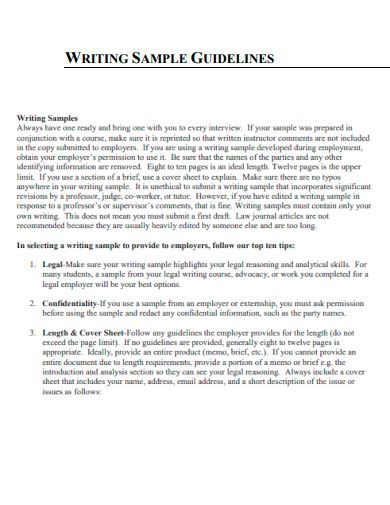 Image result for Examples of Writing Samples