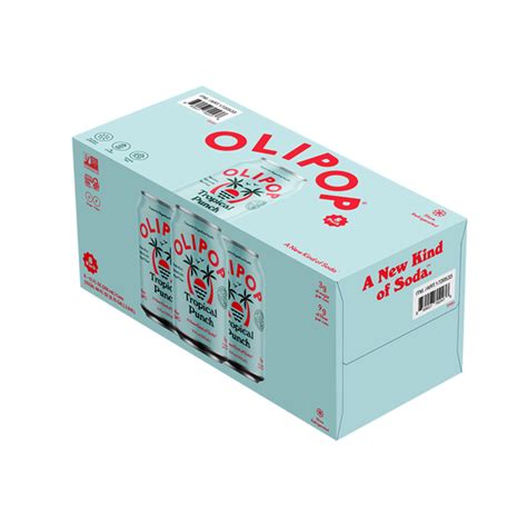 OLIPOP Tropical Punch, Sparkling Tonic (12 fl oz) Delivery or Pickup ...