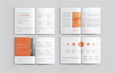 公司简介/企业宣传画册排版设计模板 Company Profile-变色鱼