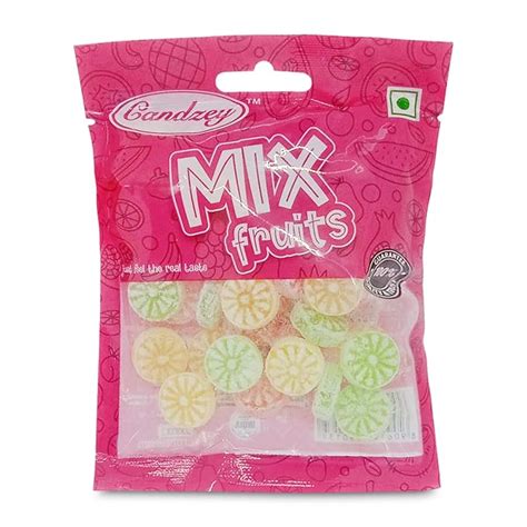 Candzey Mix Fruit Candy, 100g Pouch : Amazon.in: Grocery & Gourmet Foods