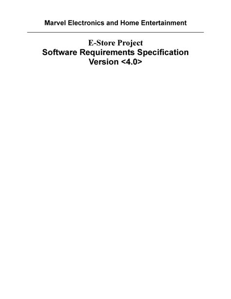 SRS4 document for db assignment - Software Systems - BITS Pilani - Studocu