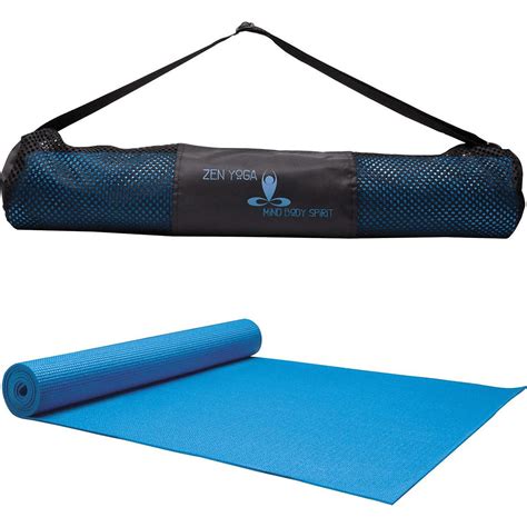 Imprinted Yoga Fitness Mat and Carrying Cases