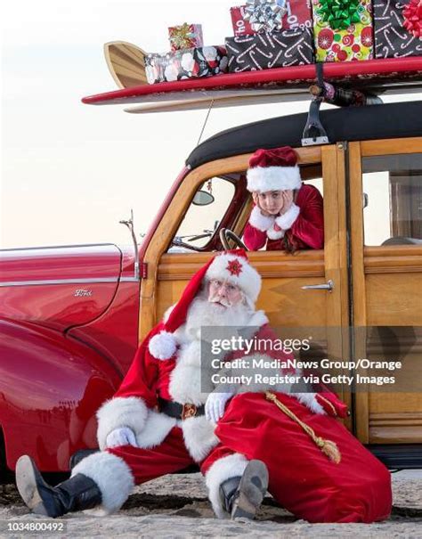 Tim Connaghan, the self-proclaimed "Premiere Celebrity Santa," prepared to meet pint-sized visitors