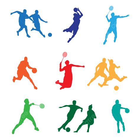 Sports Silhouette Clip Art