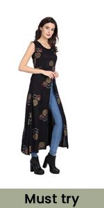 Buy Monique Brand Women's/Girls Rayon Rajasthani Jaipuri Printed ...