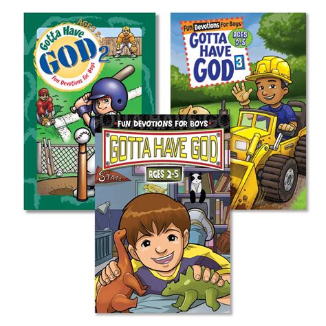 Gotta Have God! 3 Book Boys Devotional Bundle, Vol. 1-3 - Ages 2-5 ...