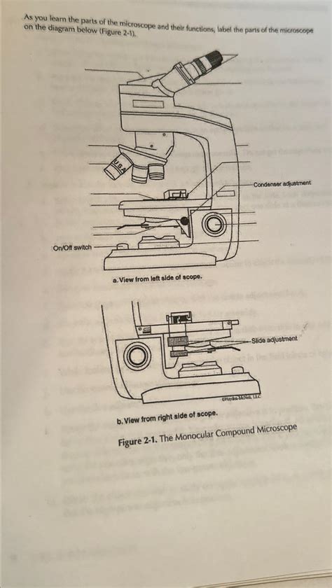 Microscope Label Diagram 的图像结果
