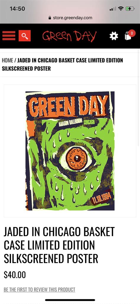Green Day Concert Poster