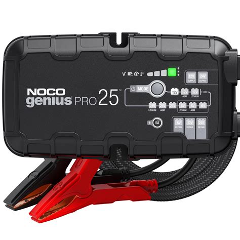 NOCO GENIUSPRO25 25A 6V/12V/24V Professional Smart Battery Charger and ...
