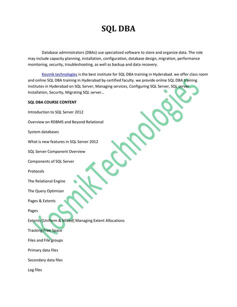 Image result for SQL DBA