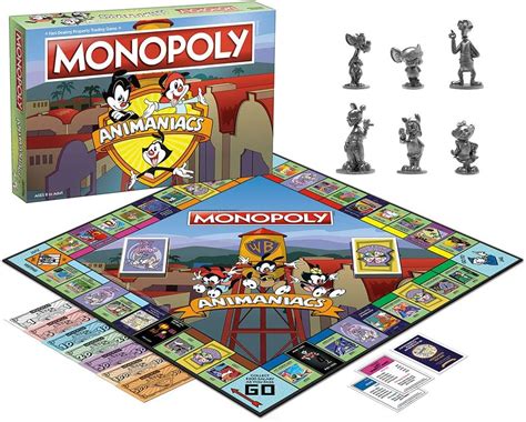 USAOPOLY Monopoly Animaniacs Board Game | Based on India | Ubuy