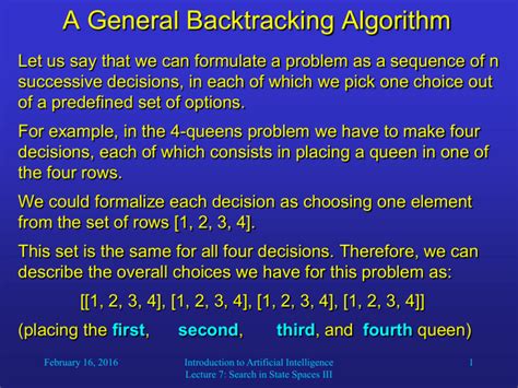 General Backtracking Algorithm 的图像结果