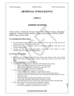 Artificial Intelligence question bank computer engineering - Question ...
