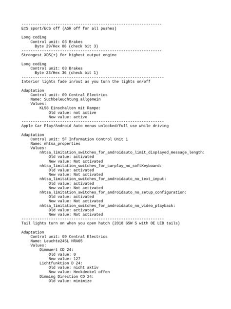 OBDeleven Coding 的图像结果