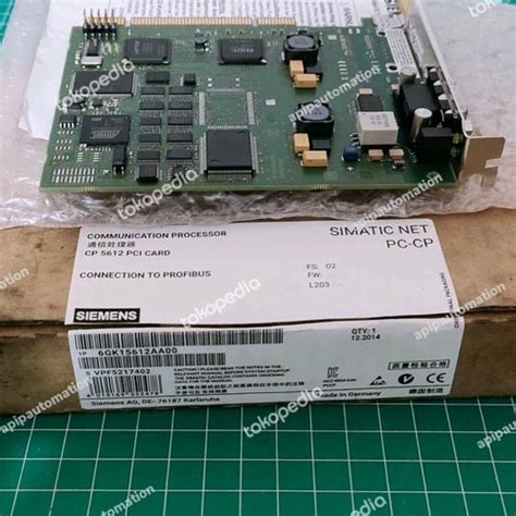 Jual Siemens Communication Prosesor 6Gk15612Aa00 Cp 5612 Pci Card ...