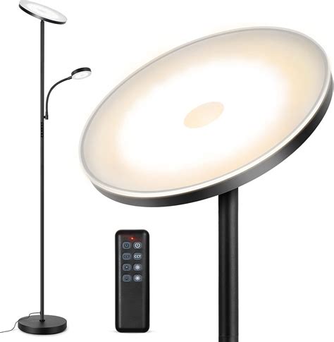 OUTON LED Floor Lamp with Reading Lamp, Mother/Father Parent & Child ...