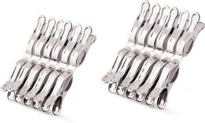 BuyerLove 24 PCS CLOTH CLIP STEEL Stainless Steel Cloth Clips Price in ...