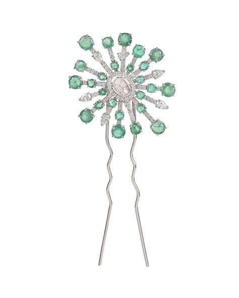 Emerald Dew Drop Hairpin – AMARIS