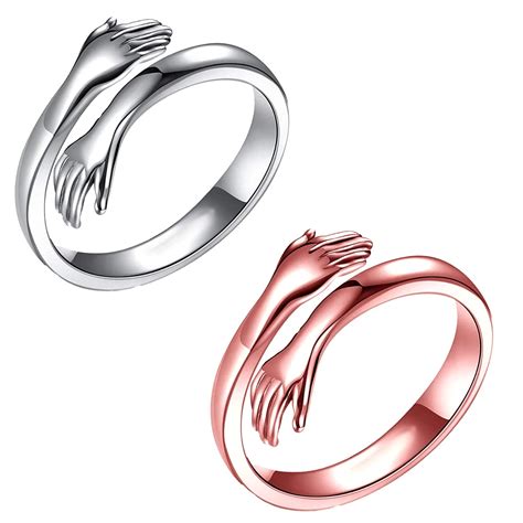 Buy Okos Cz Jewellery Brass Metal Rhodium And Rose Gold Combo of 2 ...