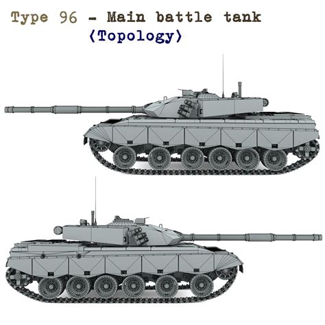 3D model Type 96 TANK VR / AR / low-poly | CGTrader