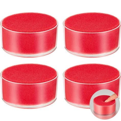 Buy 4 Pieces Sponge Cup Moistener Finger Wet Moistener Fingertip Paper ...