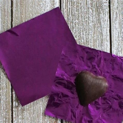 Purple Chocolate Foil Wrapper - Small