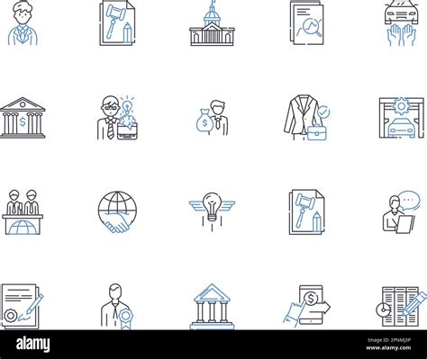 Inalienable rights line icons collection. Liberty, Freedom, Equality ...
