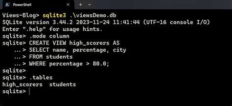Image result for SQLite CreateView
