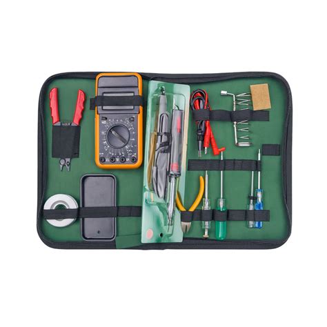 40W Soldering Iron Starter Kit with Multimeter & Carry Bag (Diamond)