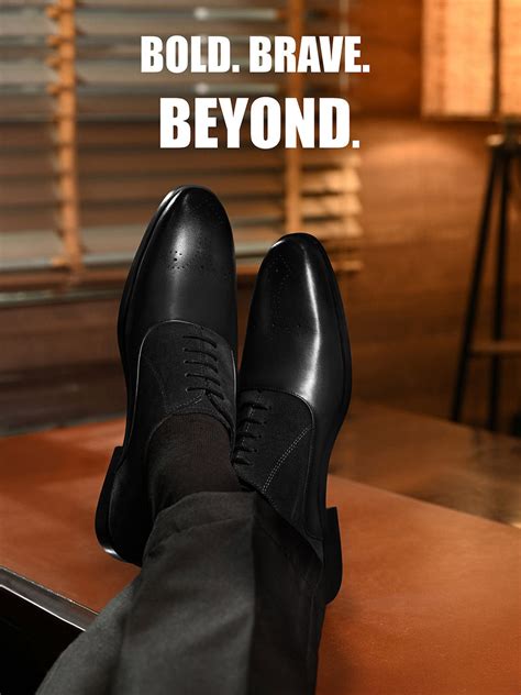 Jet Black Italian Crust Leather Formal Brogues