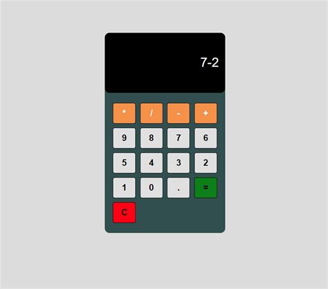 Calculatrice HTML CSS JavaScript 的图像结果