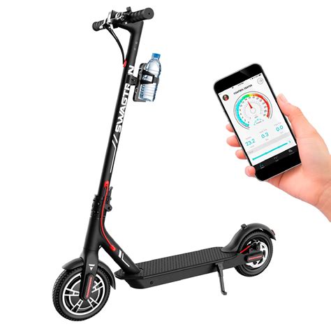 Buy Swagtron Swagger 5 Boost Commuter Electric Scooter, 320 Lb Weight ...