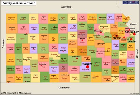 Ks County Map Map Of Kansas By County. Counties In Which Feedlot Soil