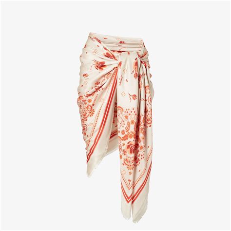 Women's Designer Silk Scarves | FENDI US