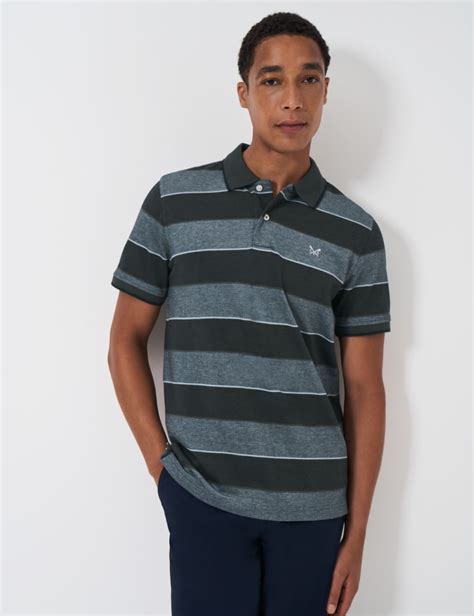 Men’s Striped Polo Shirts at M&S