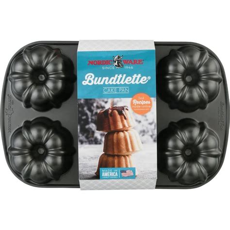 Mini Bundt Pan Nordic Ware Heritage Bundtlette Pan - Mini Bundt Cake ...